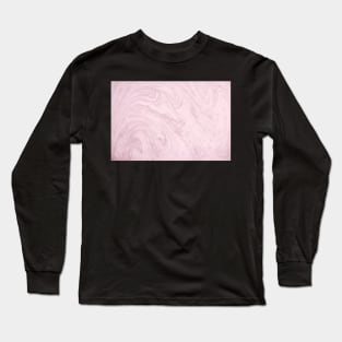 Pink Marble Texture Design Long Sleeve T-Shirt